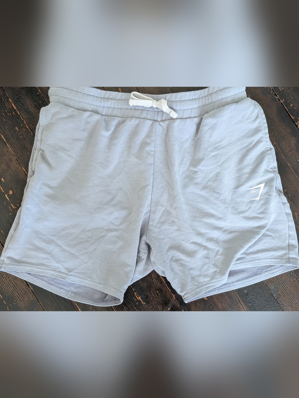 Gymshark Light Gray Athletic Shorts